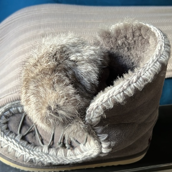 Grey Eskimo Dream Catcher lace up Mou Boots - Picture 11 of 15